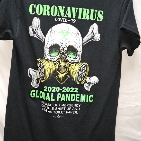 Jeff's Pirate Cove Ipan Talofofo Guam Coronavirus Global Pandemic T-shirt Sm. - Picture 3 of 8